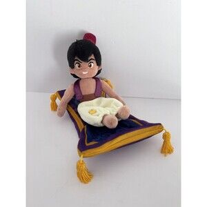 Disney Aladdin & Magic Carpet Plush Set Tokyo Disney Resort Japan Stuffed Animal